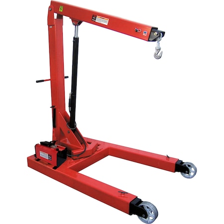 Norco Professional Lifting Equipment 3 Ton Shop Crane with Air/Hydraulic Pump 78600B
